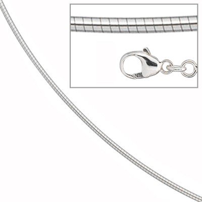 Halsreif 585 Weißgold 1,1mm 50cm Gold Kette Halskette Weißgoldhalsreif