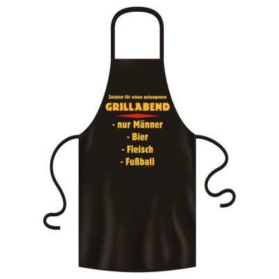 Schürze Küche & Grill - gelungener Grillabend