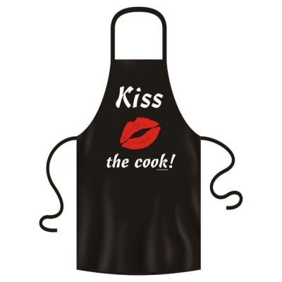 Schürze Küche & Grill - Kiss the cook! Knutschfleck