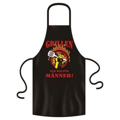 Schürze Küche & Grill - Grillen Männersache