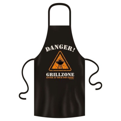 Schürze Garten & Grill - Danger! Grillzone - Enter at your one risk