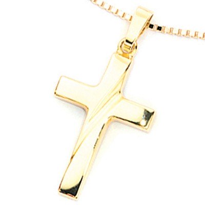 Anhänger Kreuz 333 Gelbgold Kreuzanhänger Goldkreuz