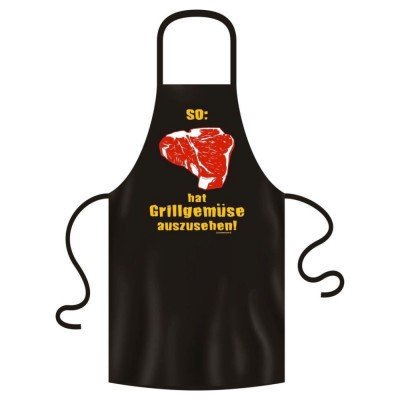 Schürze Küche & Grill - So hat Grillgemüse auszusehen!