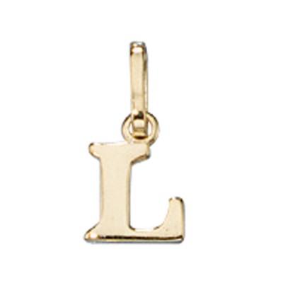 Anhänger Buchstabe L 333 Gelbgold Buchstabenanhänger