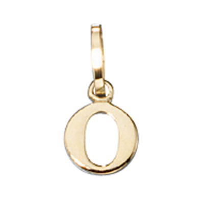 Anhänger Buchstabe O 333 Gelbgold Buchstabenanhänger