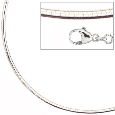 Halsreif 925 Sterling Silber 2,8mm 45cm Kette Halskette Silberhalsreif