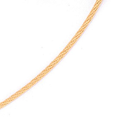 Halsreif 750 Gelbgold 1,1mm 45cm Halskette Kette Karabiner