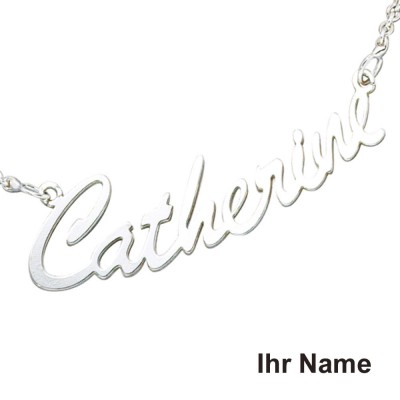 Collier Name 925 Sterling Silber 43cm Namens-Kette Halskette
