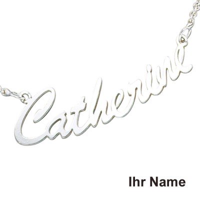 Collier Name 925 Sterling Silber 43cm Namens-Kette Halskette