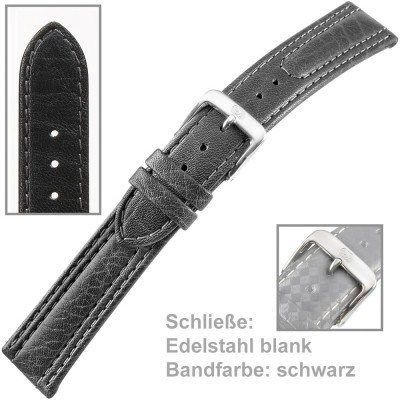 Uhrenarmband Men XL 20mm natürliches Kalbleder