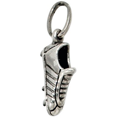 Kinder Anhänger Fußball Fußballschuh 925 Sterling Silber Kinderanhänger