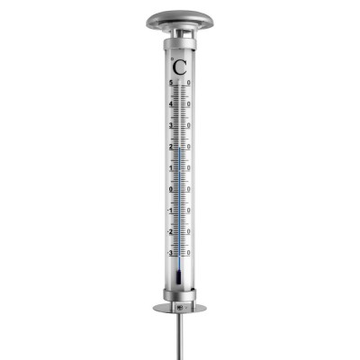 Gartenthermometer mit Solarbeleuchtung wetterfest