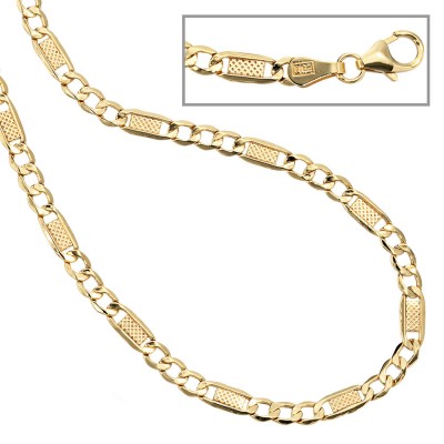 Halskette Kette 333 Gelbgold 45cm Goldkette Karabiner