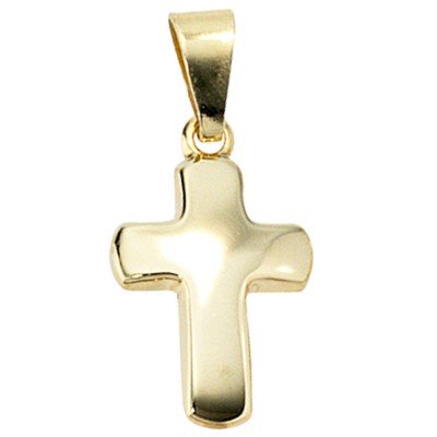 Anhänger Kreuz 333 Gelbgold Kreuzanhänger Goldkreuz