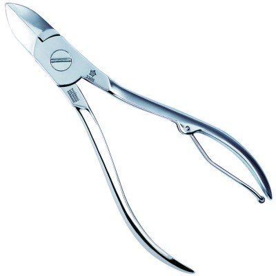 Pfeilring Nagelzange, vernickelt, 11cm lang