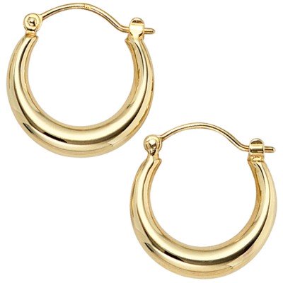 Creolen rund 333 Gelbgold Ohrringe Goldohrringe Goldcreolen