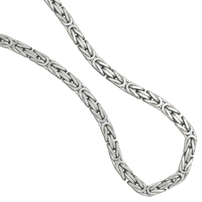 Königskette 925 Silber 7,2mm 50cm Karabiner Halskette Kette Silberkette