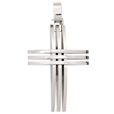 Anhänger Kreuz Edelstahl Kreuzanhänger Edelstahlkreuz