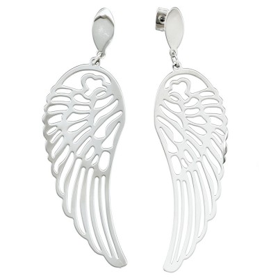 Ohrhänger Flügel Engelsflügel Edelstahl Ohrringe Ohrstecker Edelstahlohrringe