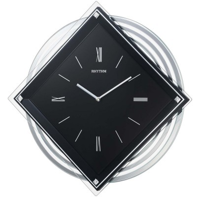 Wanduhr mit Pendel Quarz analog mit beruhigendem Slow-Motion-Pendel