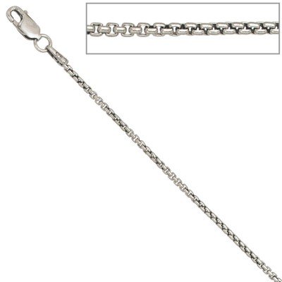 Venezianerkette 925 Silber 1,6mm 38cm Halskette Kette Silberkette Karabiner