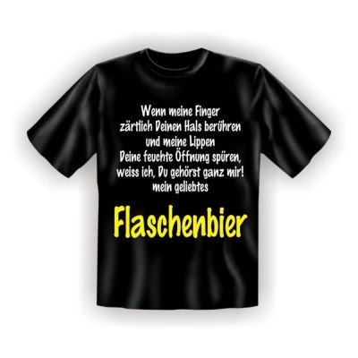 Fun T-Shirt Flaschenbier