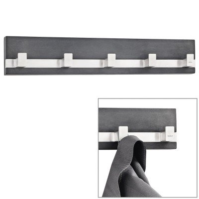 Garderobenleiste MENOTO Edelstahl matt