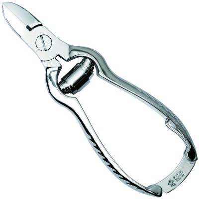 Pfeilring Nagelzange mit Pufferfeder, 14cm lang, vernickelt