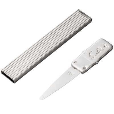 Pfeilring Zahnstocher mit Silberblatt, 6cm lang