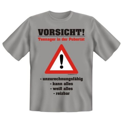 Fun T-Shirt Pubertät