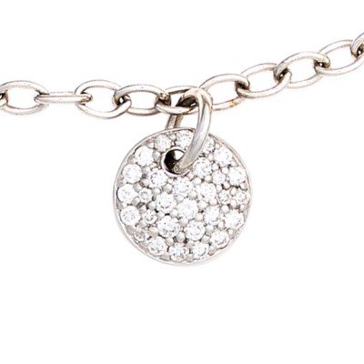 Armband 585 Weißgold 29 Diamanten Brillanten 18,5cm Weißgoldarmband
