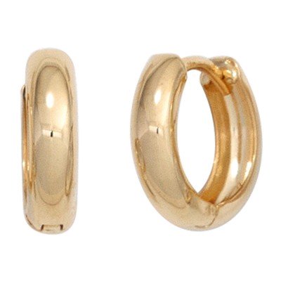 Creolen rund 333 Gelbgold Ohrringe Goldohrringe Goldcreolen