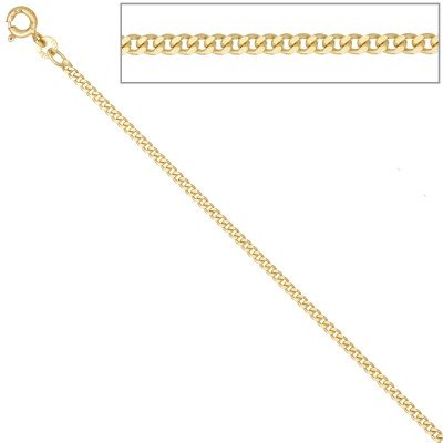Panzerkette 585 Gelbgold 2,1mm 42cm Gold Kette Halskette Goldkette Federring