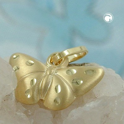 Anhänger Schmetterling 375 Gold