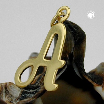 Anhänger Buchstabe A 333 Gelbgold