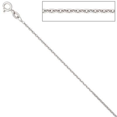 Ankerkette 925 Silber 1,5mm 50cm Halskette Kette Silberkette Federring
