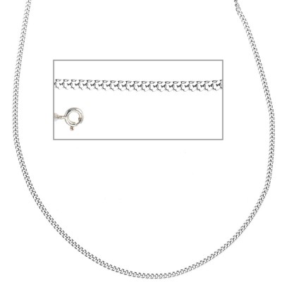 Panzerkette 925 Sterling Silber 2mm 80cm Halskette Kette Silberkette Federring