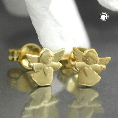 Ohrstecker fliegender Engel 375 Gold