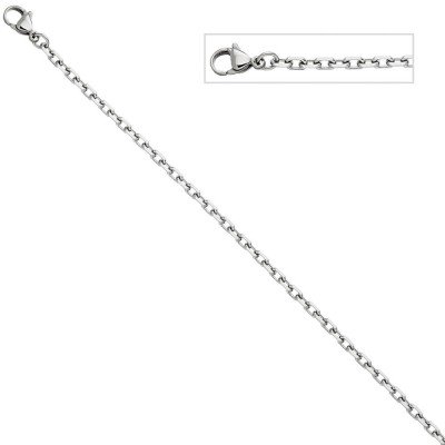 Ankerkette Edelstahl 3,2mm 60cm Halskette Kette Karabiner
