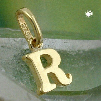 Anhänger Buchstabe R 375 Gold
