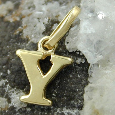 Anhänger Buchstabe Y 375 Gold