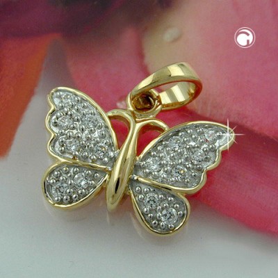 Anhänger Schmetterling 585 Gold
