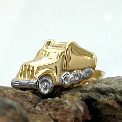 Ohrstecker Truck 375 Gold