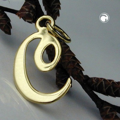 Anhänger Buchstabe C 333 Gelbgold