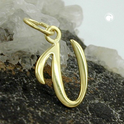 Anhänger Buchstabe V 333 Gelbgold