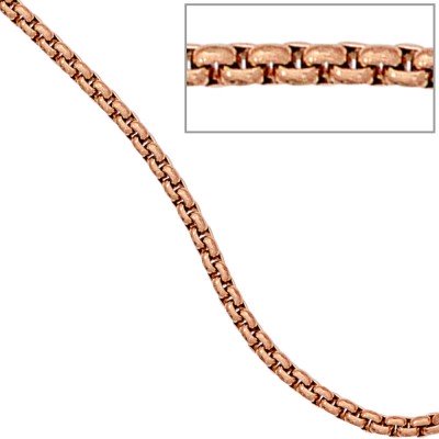 Venezianerkette rund Edelstahl rotgold vergoldet 1,8mm 80cm Halskette Kette