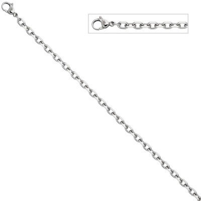 Ankerkette Edelstahl 4,3mm 45cm Halskette Kette Karabiner