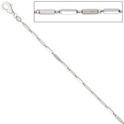Gliederkette 925 Silber 1,4mm 45cm Halskette Kette Silberkette Karabiner