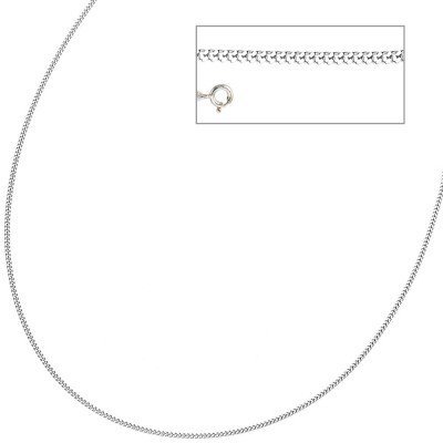 Panzerkette 925 Sterling Silber 1,7mm 38cm Halskette Kette Silberkette