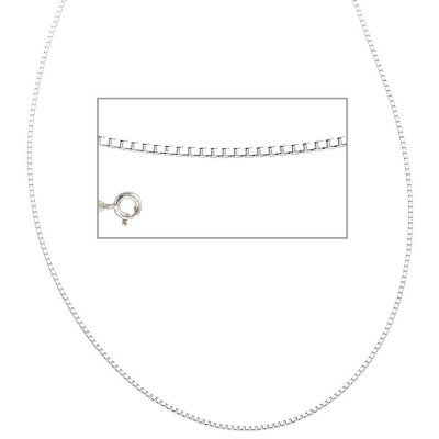 Venezianerkette 925 Sterling Silber 1,2mm 40cm Halskette Kette Silberkette
